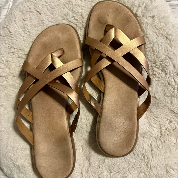 Rose Gold Naturalizer sandals - sz 9 - Picture 2 of 3